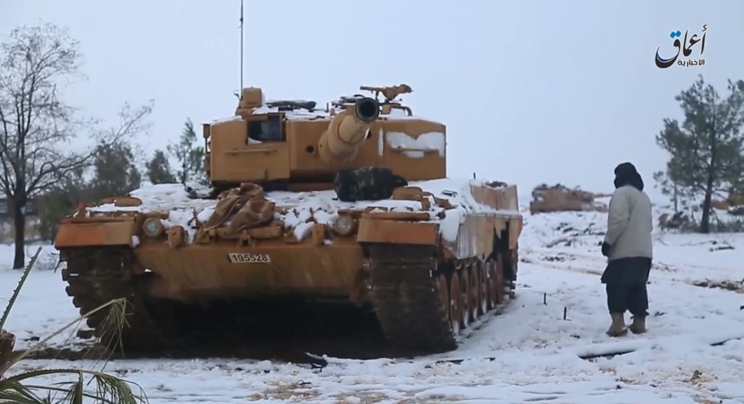 ISIS daesh turkish tanks leopard2a4 catturati