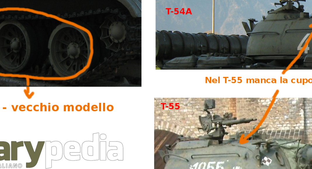 difference between t-54 and t-55